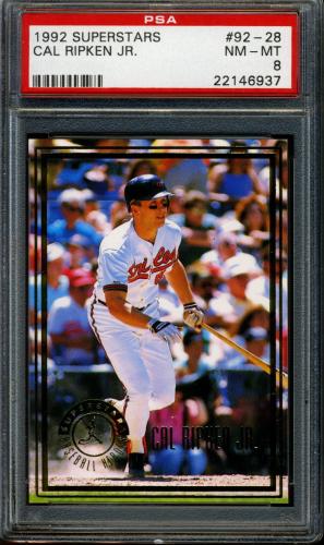 1992 Superstars #92-98 Cal Ripken, Jr. PSA 8 #22146937