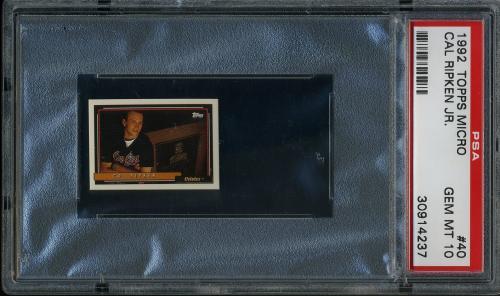 1992 Topps Micro #040 Cal Ripken/Gehrig PSA 10 #30914237