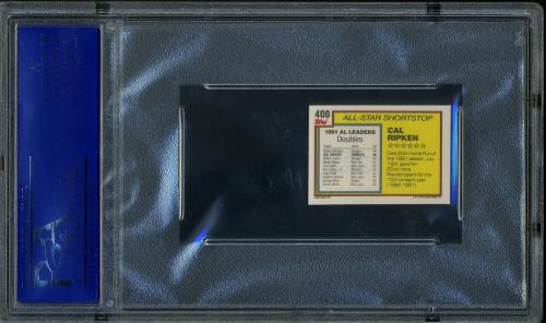 1992 Topps Micro #400 Cal Ripken AS PSA 10 #11863802 - Back