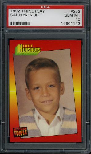 1992 Triple Play #253 Cal Ripken LH PSA 10 #15601143