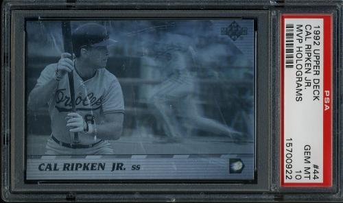 1992 Upper Deck Team MVP Holograms #44 Cal Ripken PSA 10 #15700922