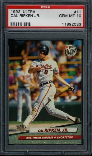 1992 Ultra #11 Cal Ripken PSA 10 #11892033
