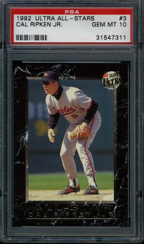1992 Ultra All-Stars #3 Cal Ripken PSA 10 #31547311