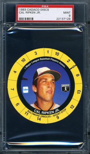 1993 Cadaco Discs #46 Cal Ripken PSA 9 #22137129