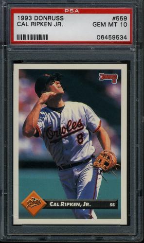1993 Donruss #559 Cal Ripken PSA 10 #06459534