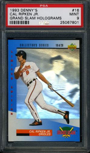 1993 Denny's Holograms #16 Cal Ripken PSA 9 #25067801