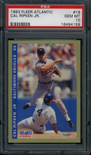 1993 Fleer Atlantic #19 Cal Ripken PSA 10 #16494159