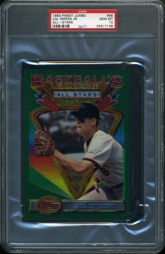 1993 Finest Jumbos #96 Cal Ripken PSA 10 #25917146