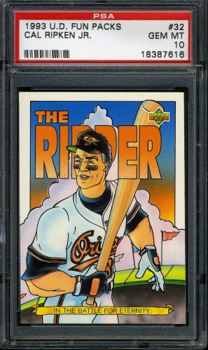 1993 Fun Pack #032 Cal Ripken HERO PSA 10 #18387616
