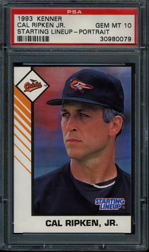 1993 Kenner Starting Lineup Cards Cal Ripken [Portrait] PSA 10 #30980079