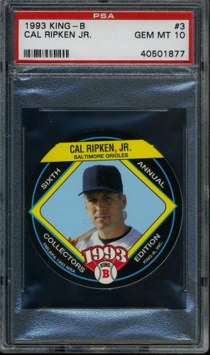 1993 King-B Discs #3 Cal Ripken PSA 10 #40501877