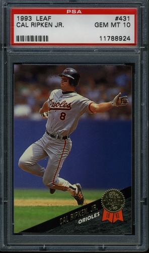 1993 Leaf #431 Cal Ripken PSA 10 #11788924