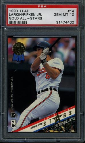 1993 Leaf Gold All-Stars #14 C.Ripken/B.Larkin PSA 10 #31474400
