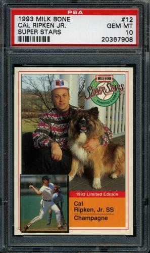 1993 Milk Bone Super Stars #12 Cal Ripken PSA 10 #20367908