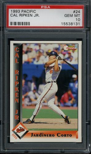 1993 Pacific Spanish #24 Cal Ripken PSA 10 #15538131