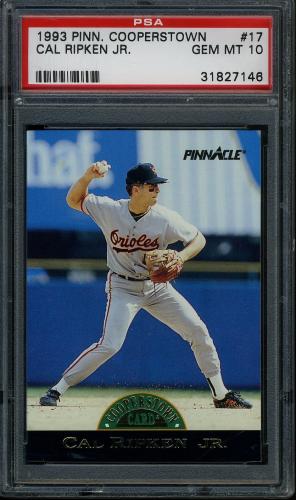 1993 Pinnacle Cooperstown #17 Cal Ripken PSA 10 #31827146