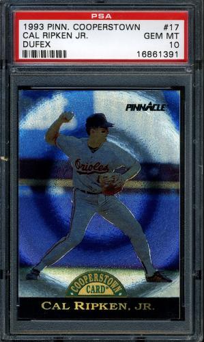 1993 Pinnacle Cooperstown Dufex #17 Cal Ripken PSA 10 #16861391