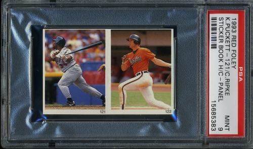 1993 Red Foley Stickers #122 Cal Ripken Jr. PSA 9 #15685383