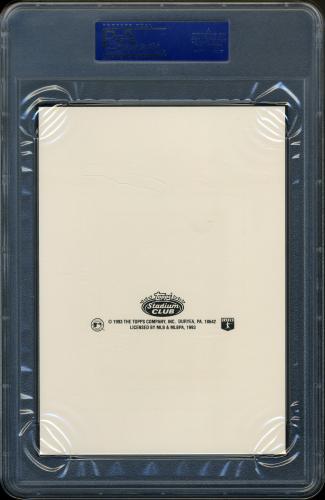 1993 Stadium Club Master Photos Members Only #7 Cal Ripken PSA 10 #15475035 - Back