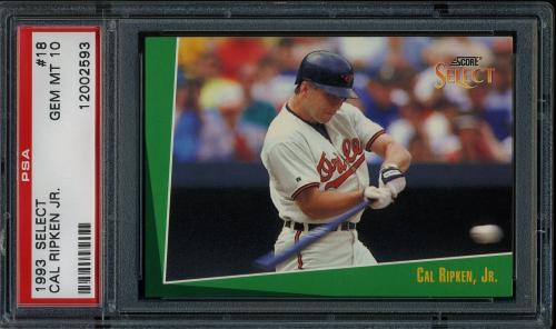 1993 Select #18 Cal Ripken PSA 10 #12002593