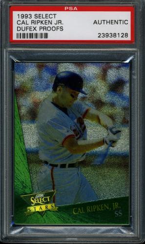1993 Select Dufex Proofs Cal Ripken, Jr. PSA Authentic #23938128