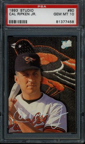 1993 Studio #80 Cal Ripken PSA 10 #81377458