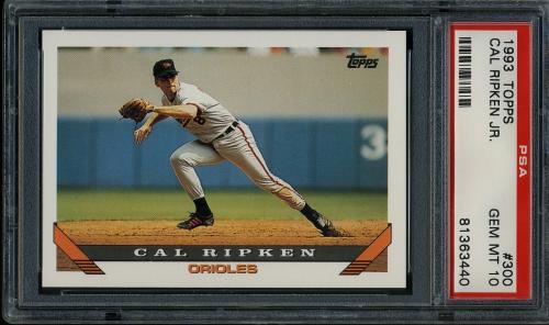 1993 Topps #300 Cal Ripken PSA 10 #81363440