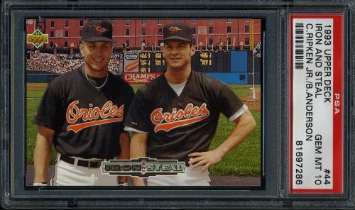 1993 Upper Deck #044 C.Ripken/B.Anderson PSA 10 #81697286