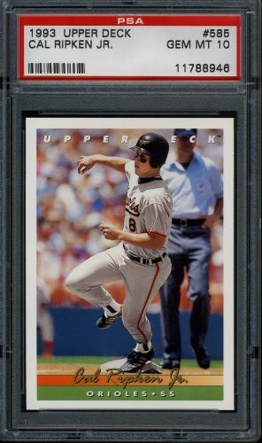 1993 Upper Deck #585 Cal Ripken PSA 10 #11788946