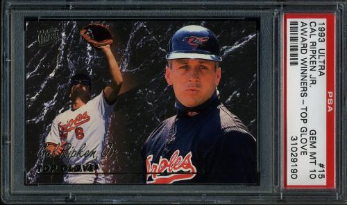 1993 Ultra Award Winners #15 Cal Ripken PSA 10 #31029190