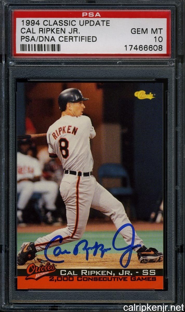 Cal Ripken, Jr.直書き直筆サイン パッチカード CAL RIPKEN JR 1993 -1998 23 DIFFERENT INSERT CARDS 5930Q | eBay