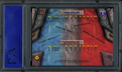 1994 Bowman's Best Refractors #94 C.Ripken/K.Orie PSA 10 #11788953 - Back