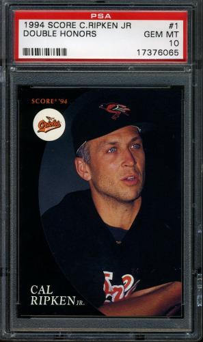 1994 Burger King Ripken #1 Cal Ripken-Double Honors PSA 10 #17376065