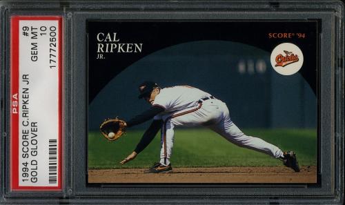 1994 Burger King Ripken #9 Cal Ripken-Gold Glover PSA 10 #17772500