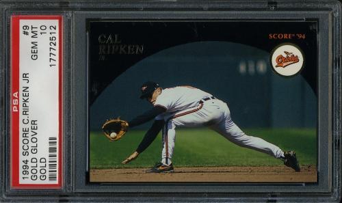1994 Burger King Ripken Gold #9 Cal Ripken-Gold Glover PSA 10 #17772512