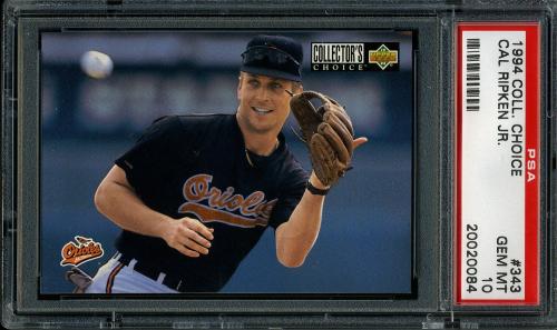 1994 Collector's Choice #343 Cal Ripken TC PSA 10 #20020084