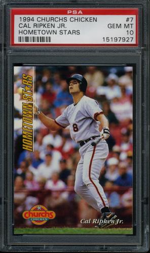 1994 Church's Hometown Stars #7 Cal Ripken PSA 10 #15197927
