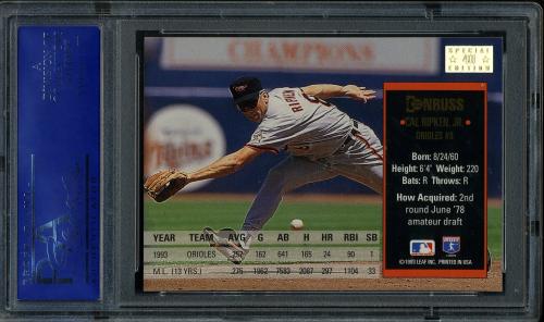 1994 Donruss Special Edition #040 Cal Ripken PSA 10 #31378509 - Back