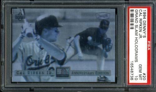 1994 Denny's Holograms #20 Cal Ripken PSA 10 #16548736