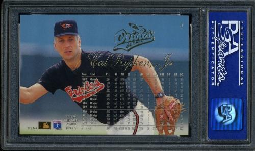 1994 Flair #8 Cal Ripken PSA 10 #02107197 - Back