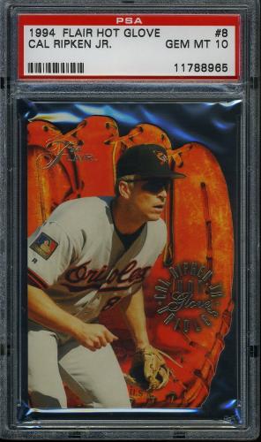 1994 Flair Hot Gloves #8 Cal Ripken PSA 10 #11788965