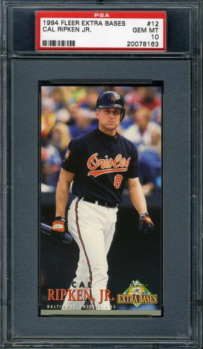 1994 Fleer Extra Bases #12 Cal Ripken PSA 10 #20078163