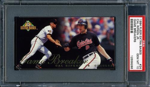 1994 Fleer Extra Bases Game Breakers #24 Cal Ripken PSA 10 #12559286