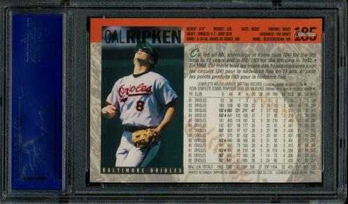 1994 O-Pee-Chee #185 Cal Ripken PSA 10 #14041739 - Back