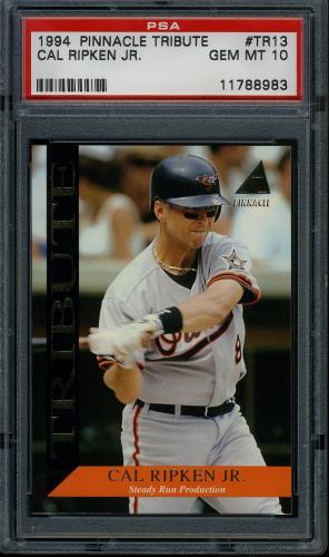 1994 Pinnacle Tribute #TR13 Cal Ripken PSA 10 #11788983