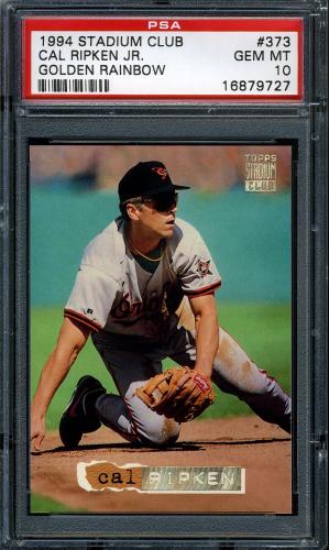 1994 Stadium Club Golden Rainbow #373 Cal Ripken PSA 10 #16879727
