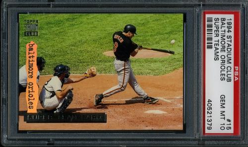 1994 Stadium Club Super Teams #ST15 Baltimore/C.Ripken PSA 10 #40521379