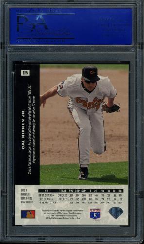 1994 SP Previews #ER5 Cal Ripken PSA 10 #11788993 - Back
