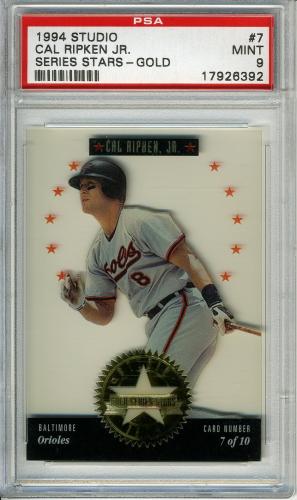 1994 Studio Series Stars Gold #7 Cal Ripken PSA 9 #17926392