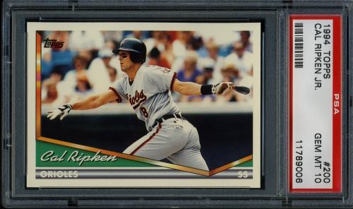 1994 Topps #200 Cal Ripken PSA 10 #11789006